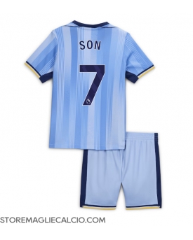 Tottenham Hotspur Son Heung-min #7 Maglia Gara Trasferta Repliche 2024-25 Bambino